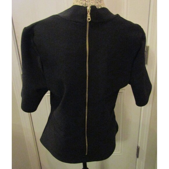 Nicole Miller Sweetheart Top Black Lucy Knit Retail $109 NWT Size XL - Picture 7 of 11